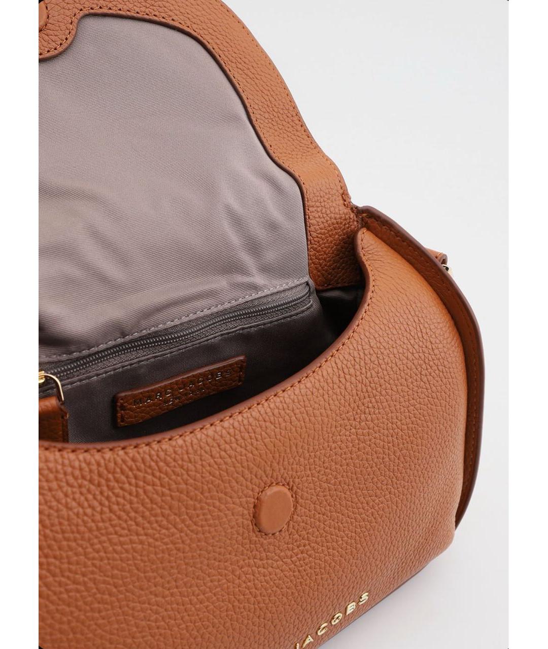 MARC JACOBS Коричневая кожаная сумка через плечо, фото 3