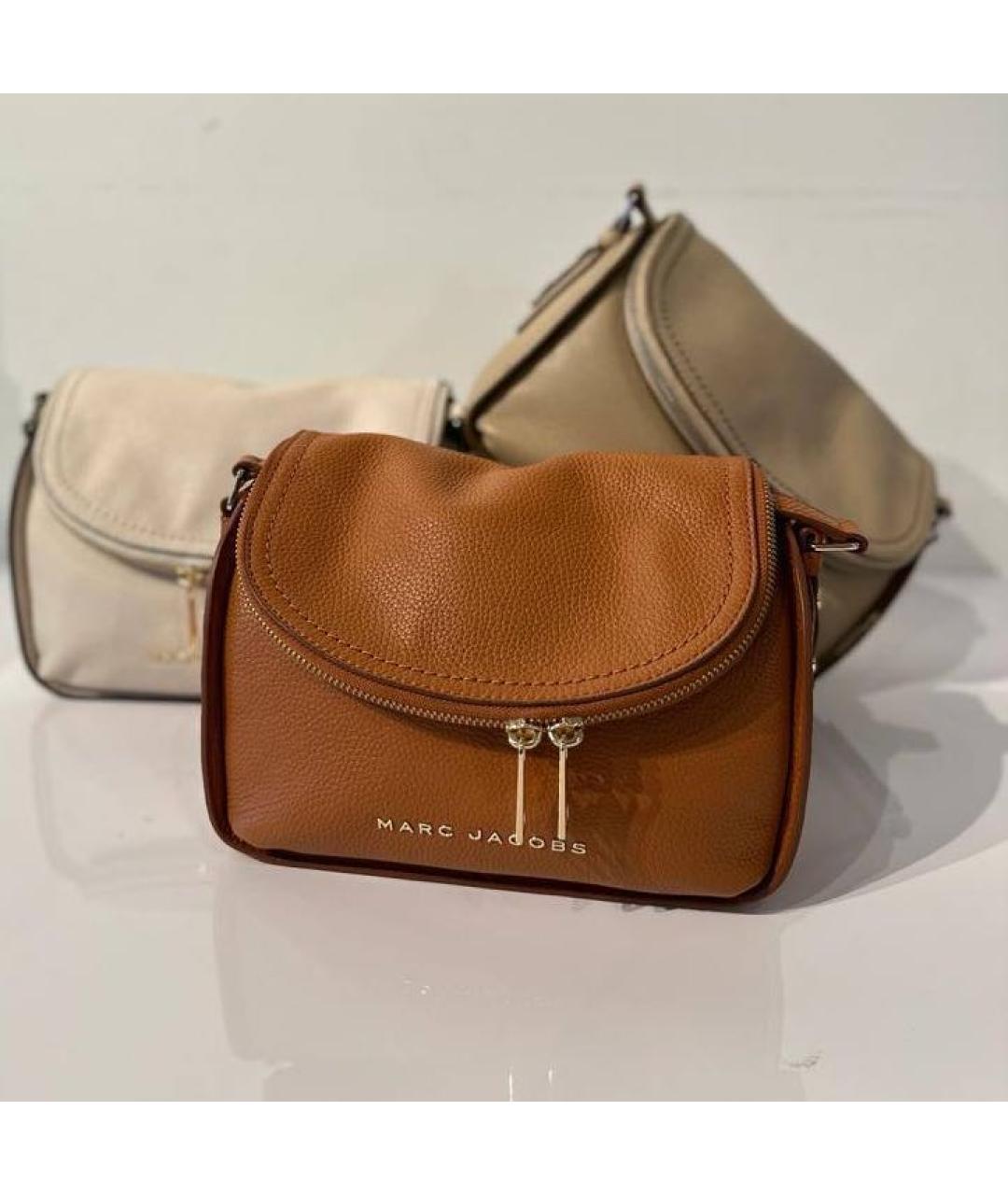 MARC JACOBS Коричневая кожаная сумка через плечо, фото 6