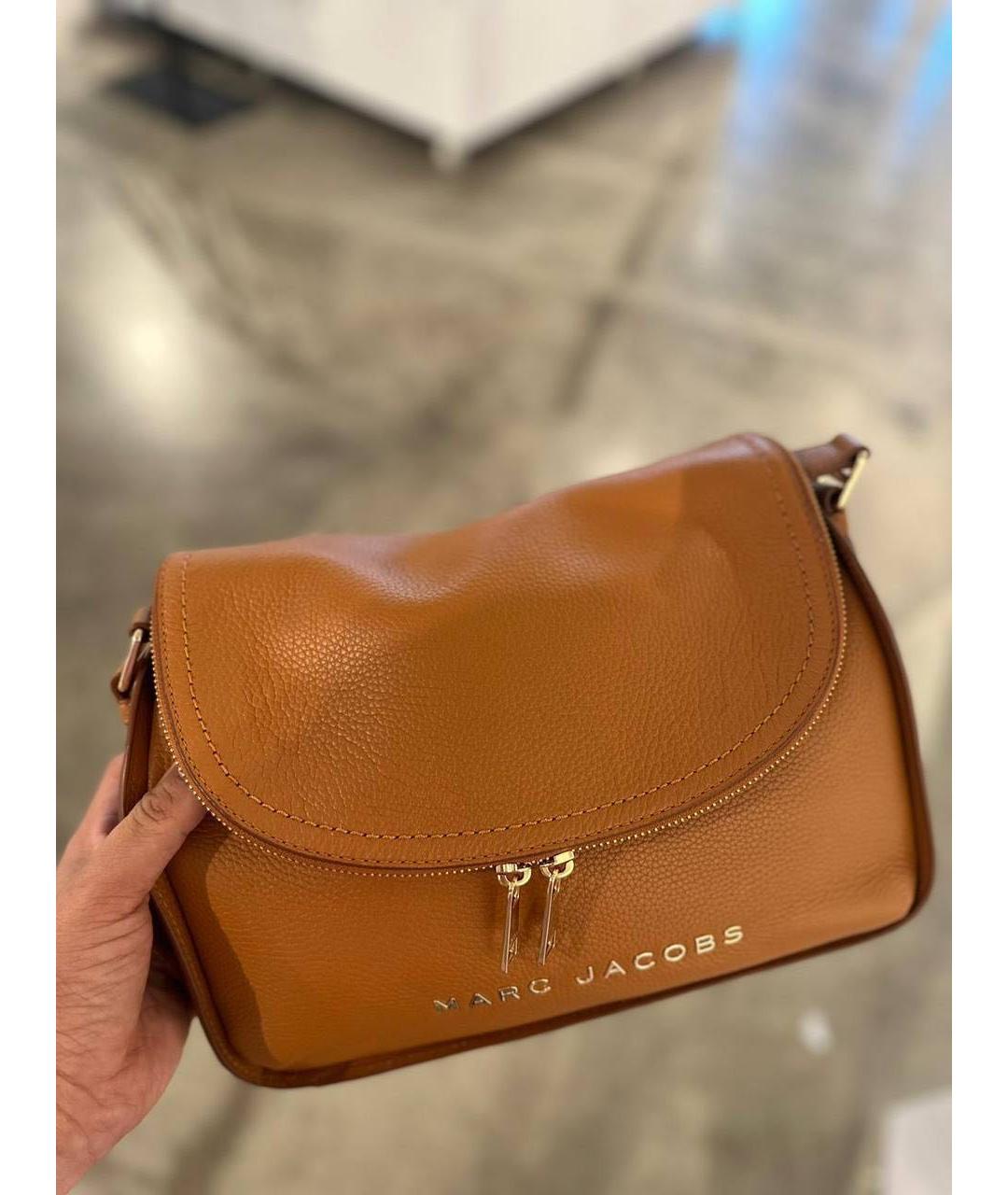 MARC JACOBS Коричневая кожаная сумка через плечо, фото 8