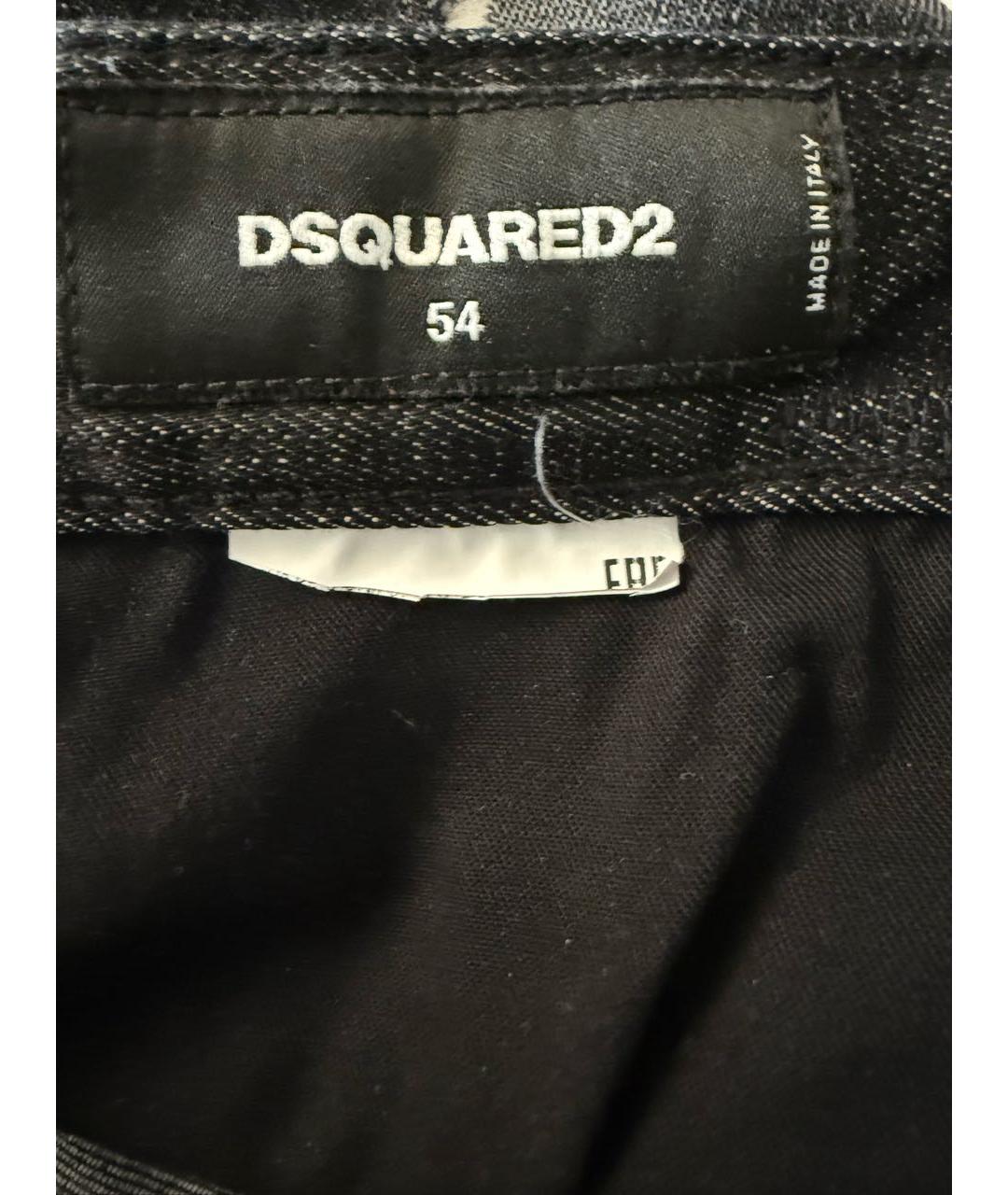 DSQUARED2 Черные хлопковые джинсы, фото 7