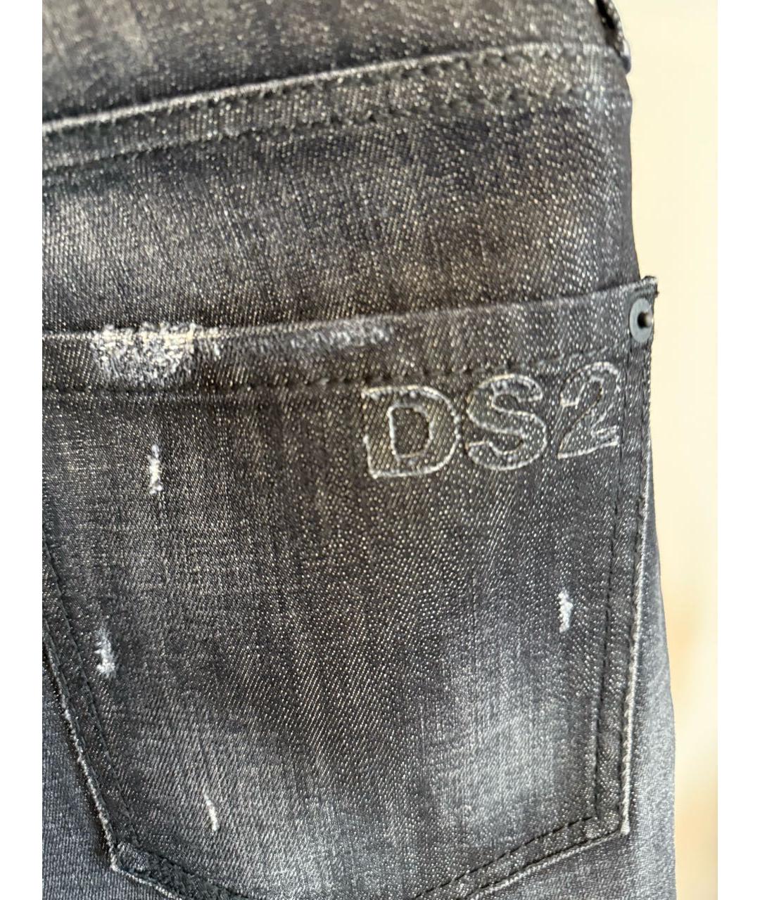 DSQUARED2 Черные хлопковые джинсы, фото 6