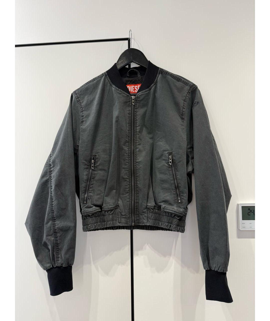 DIESEL Антрацитовый хлопковый костюм с брюками, фото 3