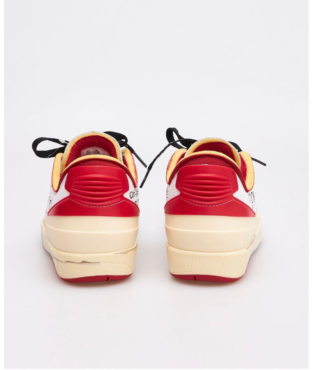 NIKE X OFF-WHITE Белые кожаные кроссовки, фото 4