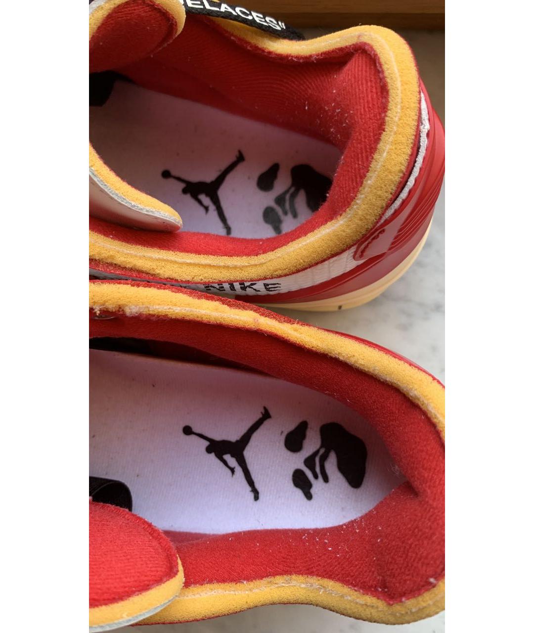 NIKE X OFF-WHITE Белые кожаные кроссовки, фото 3