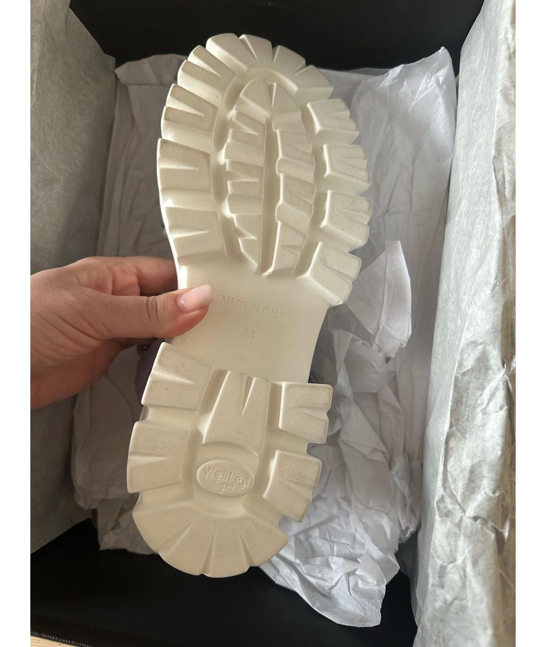 PREMIATA Фиолетовые кожаные сандалии, фото 4