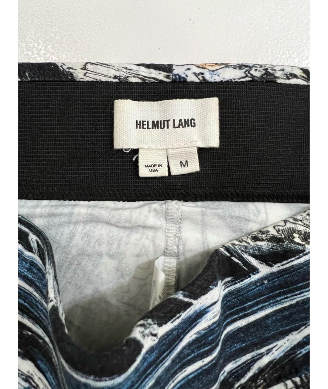 HELMUT LANG Мульти вискозные брюки узкие, фото 6