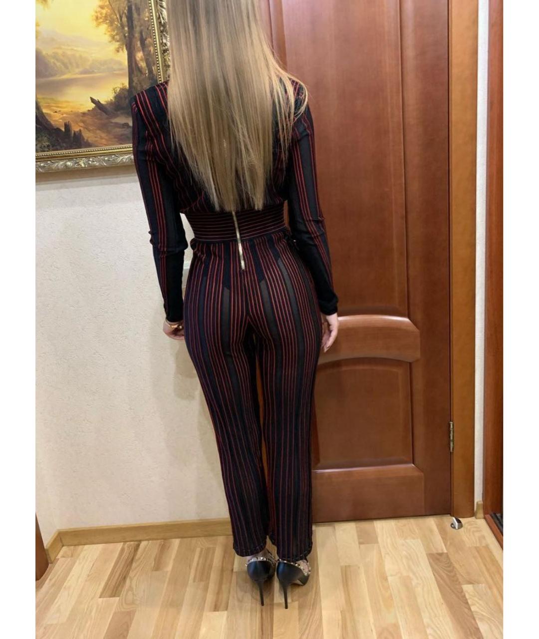 BALMAIN Бордовый комбинезон, фото 5
