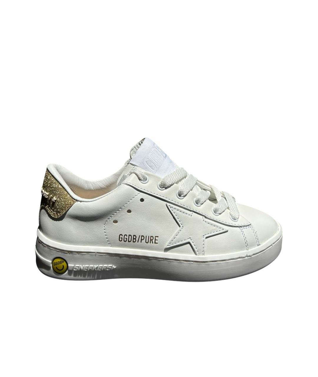 GOLDEN GOOSE DELUXE BRAND Белые кожаные кеды, фото 7