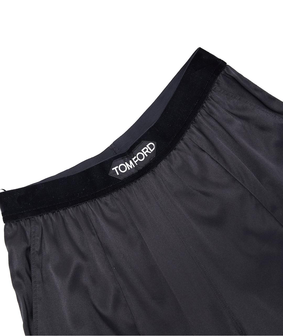 TOM FORD Черный шелковый костюм с брюками, фото 3