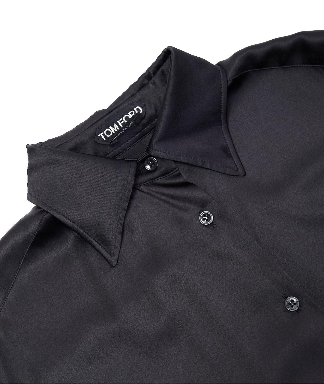 TOM FORD Черный шелковый костюм с брюками, фото 5