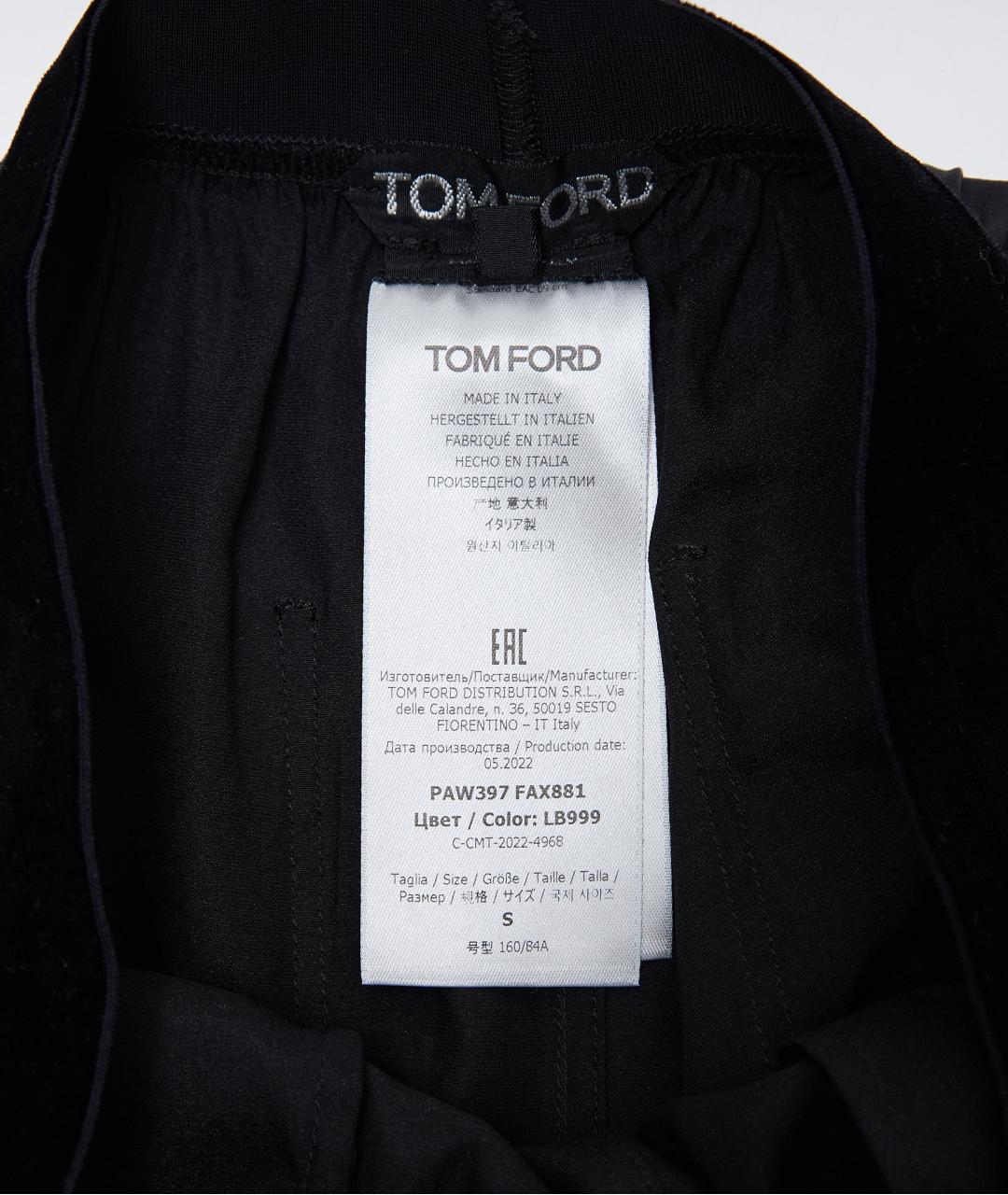 TOM FORD Черный шелковый костюм с брюками, фото 4