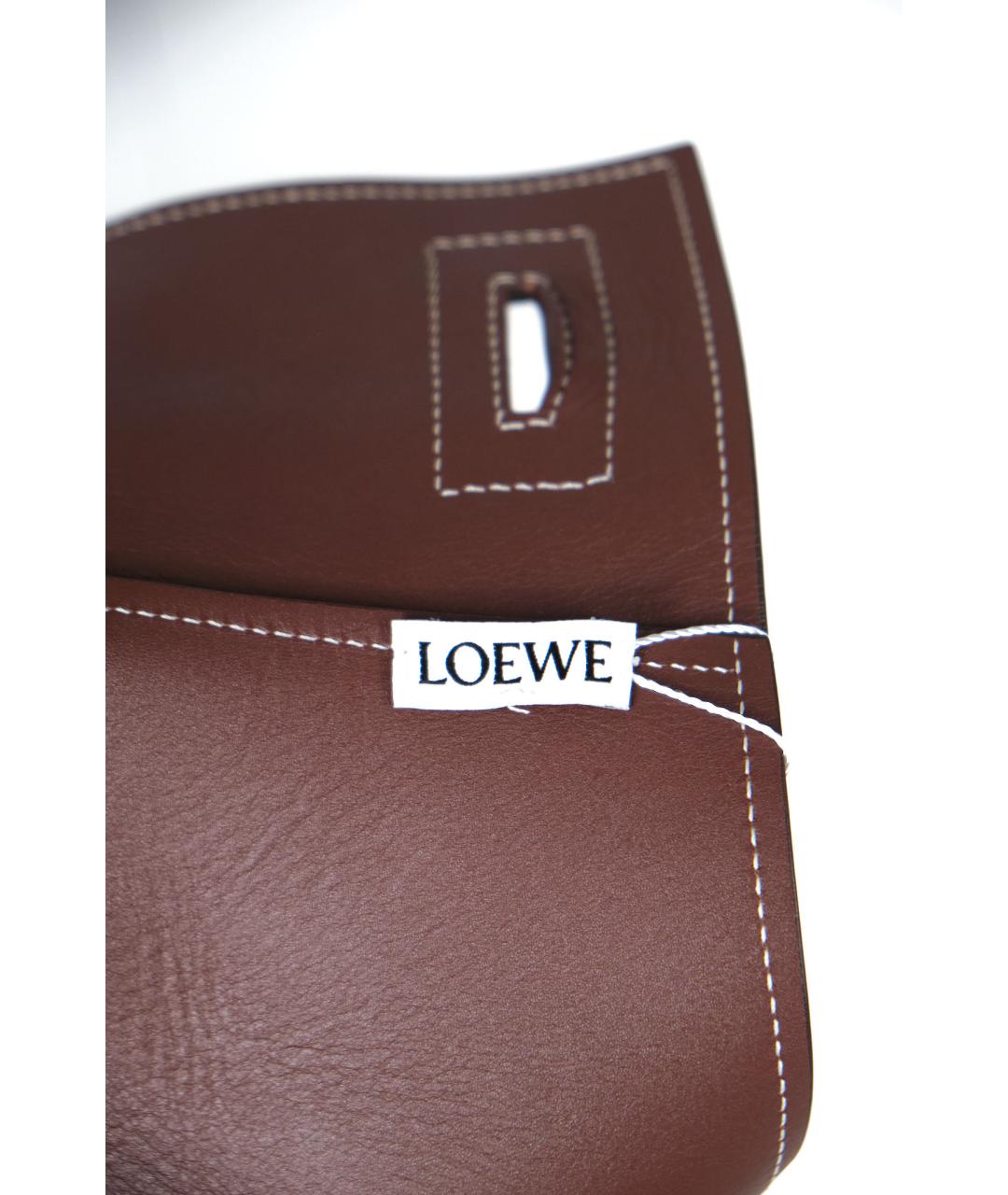 LOEWE Коричневый кожаный ремень, фото 6