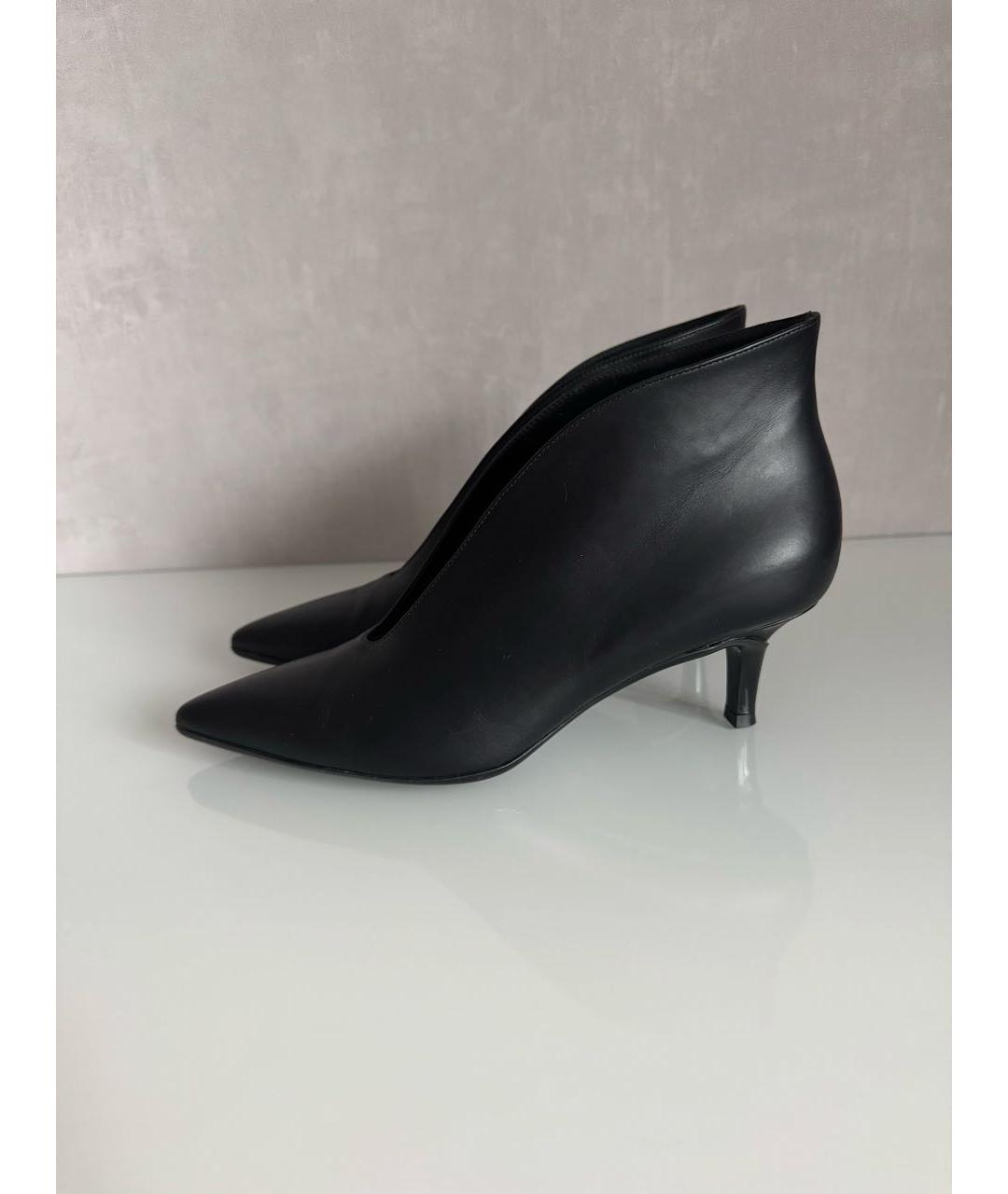 GIANVITO ROSSI Черные кожаные ботильоны, фото 8