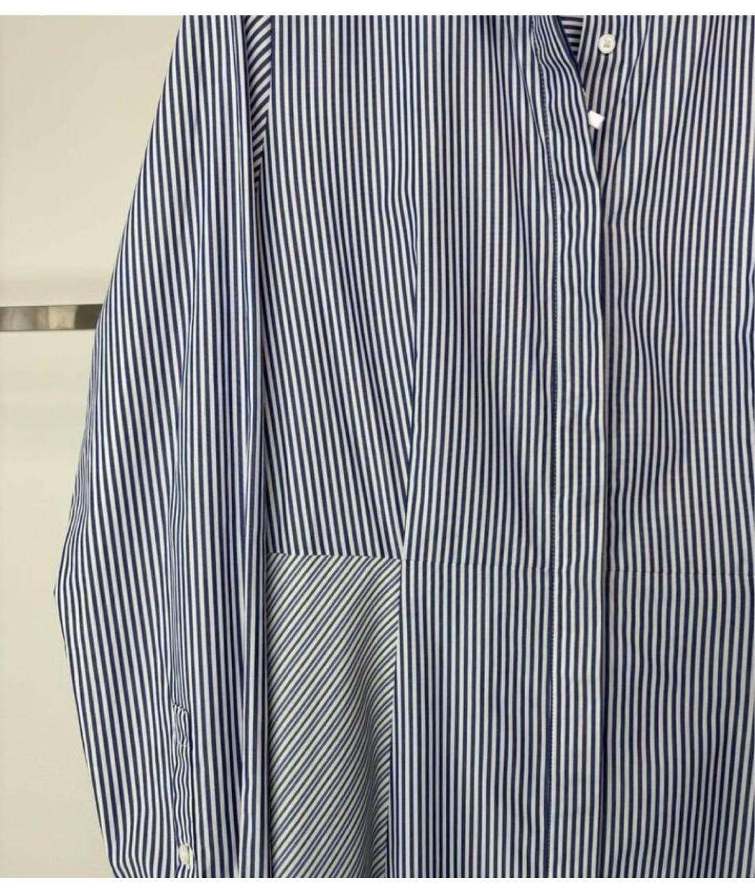 MAX MARA Голубое хлопковое повседневное платье, фото 4