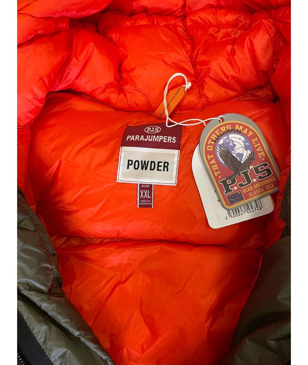 PARAJUMPERS Хаки полиэстеровая куртка, фото 3