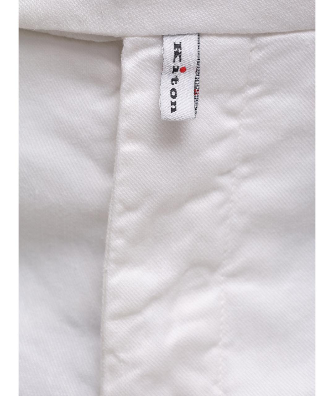 KITON Белые шорты, фото 3
