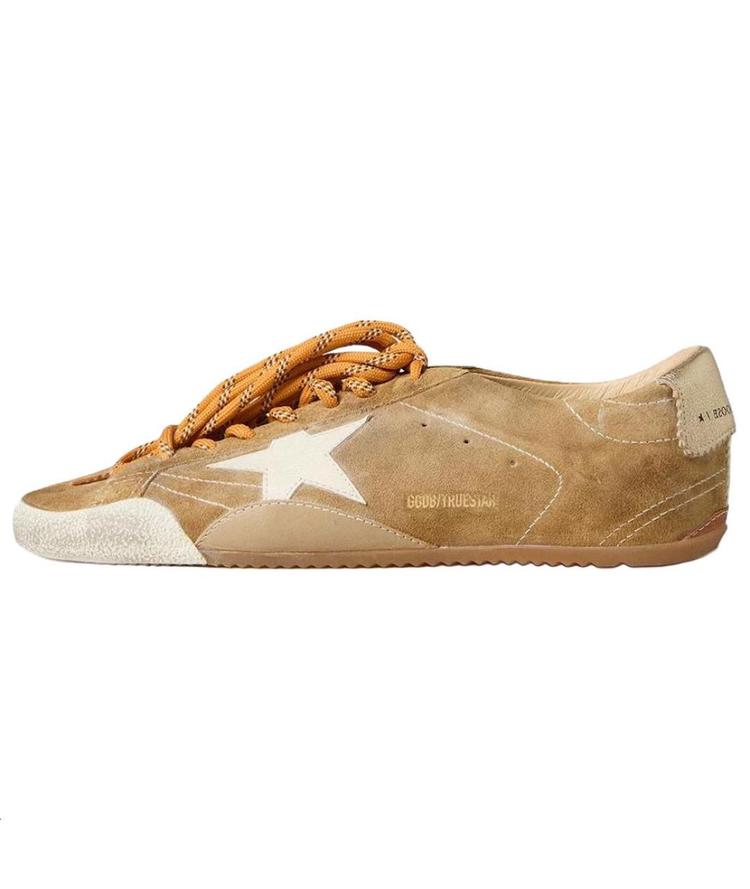 GOLDEN GOOSE DELUXE BRAND Коричневые низкие кроссовки / кеды, фото 2