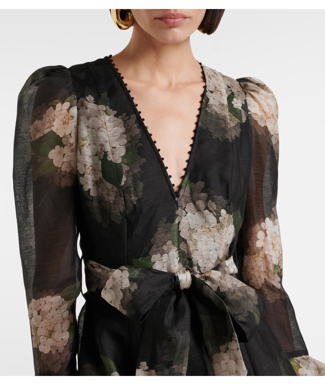 ZIMMERMANN Черное коктейльное платье, фото 4