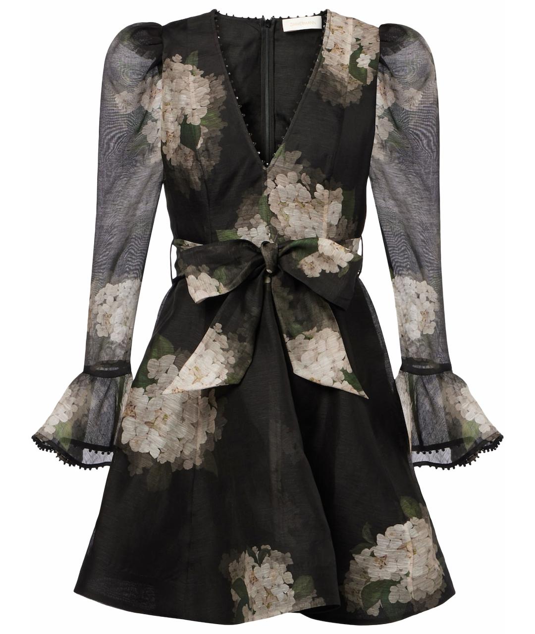 ZIMMERMANN Черное коктейльное платье, фото 1