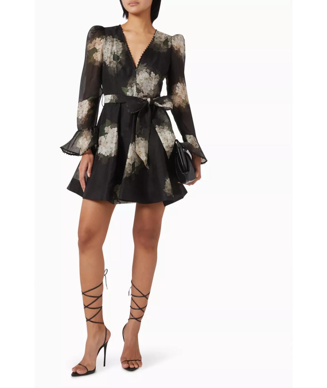 ZIMMERMANN Черное коктейльное платье, фото 5