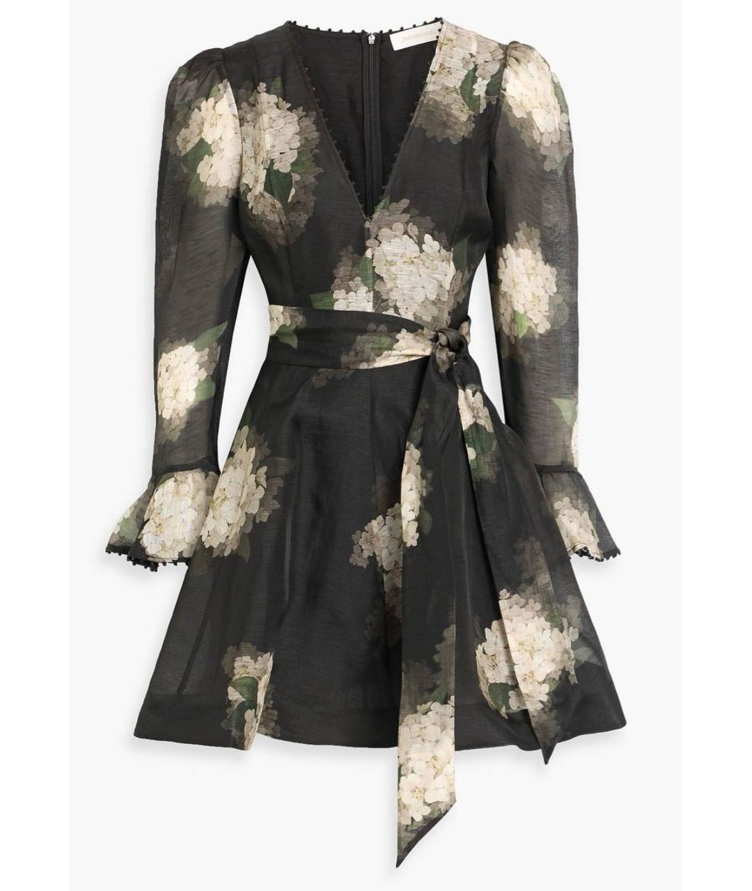 ZIMMERMANN Черное коктейльное платье, фото 8