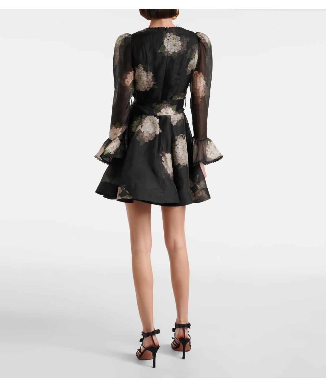 ZIMMERMANN Черное коктейльное платье, фото 3