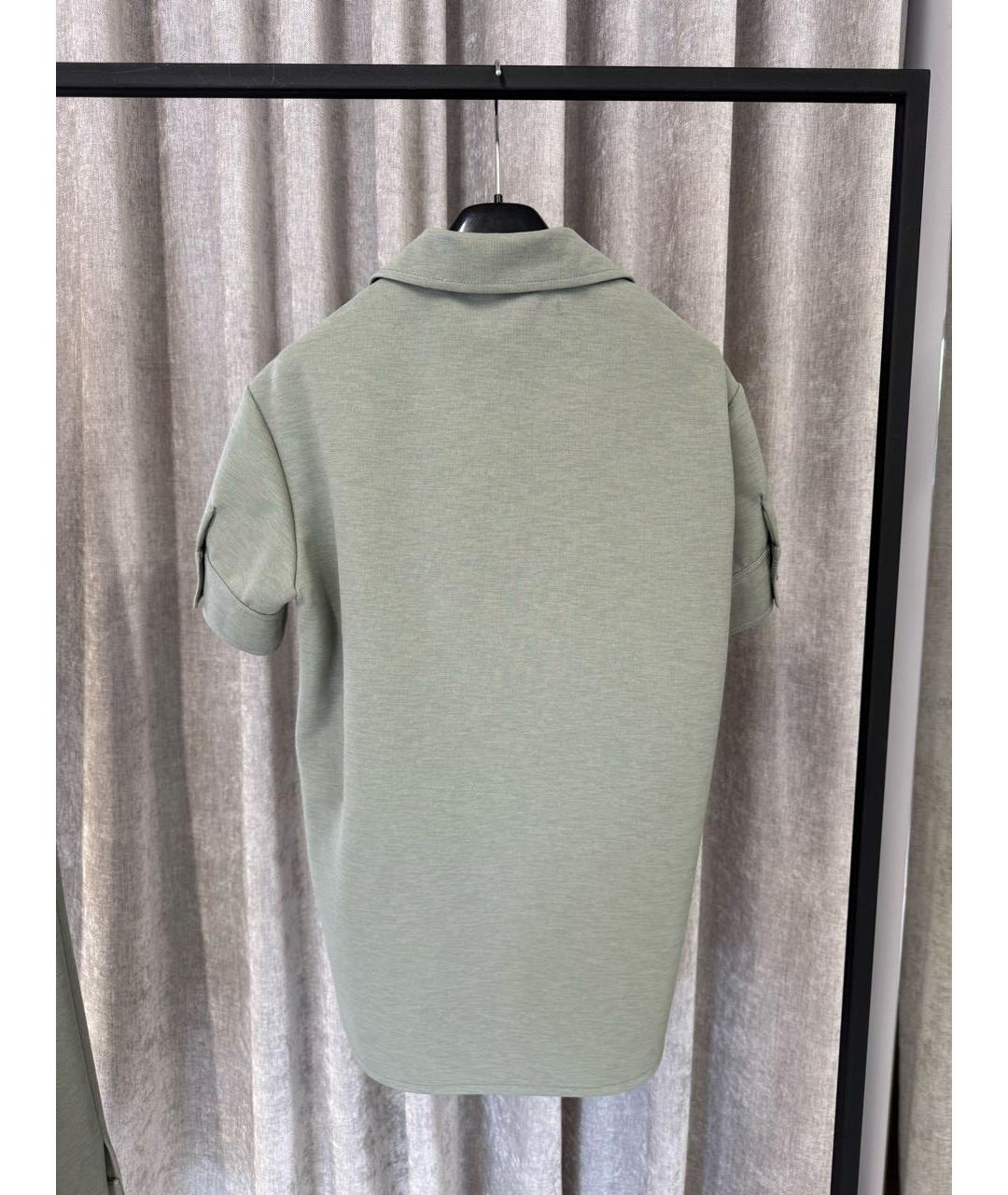 JIL SANDER Зеленый костюм с брюками, фото 4
