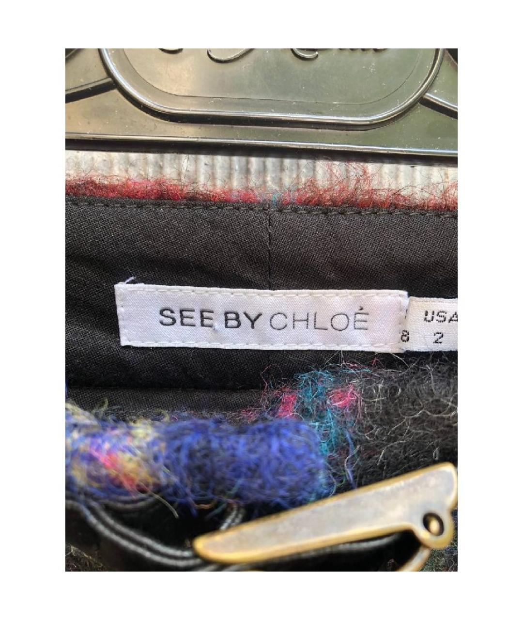 SEE BY CHLOE Мульти юбка миди, фото 2