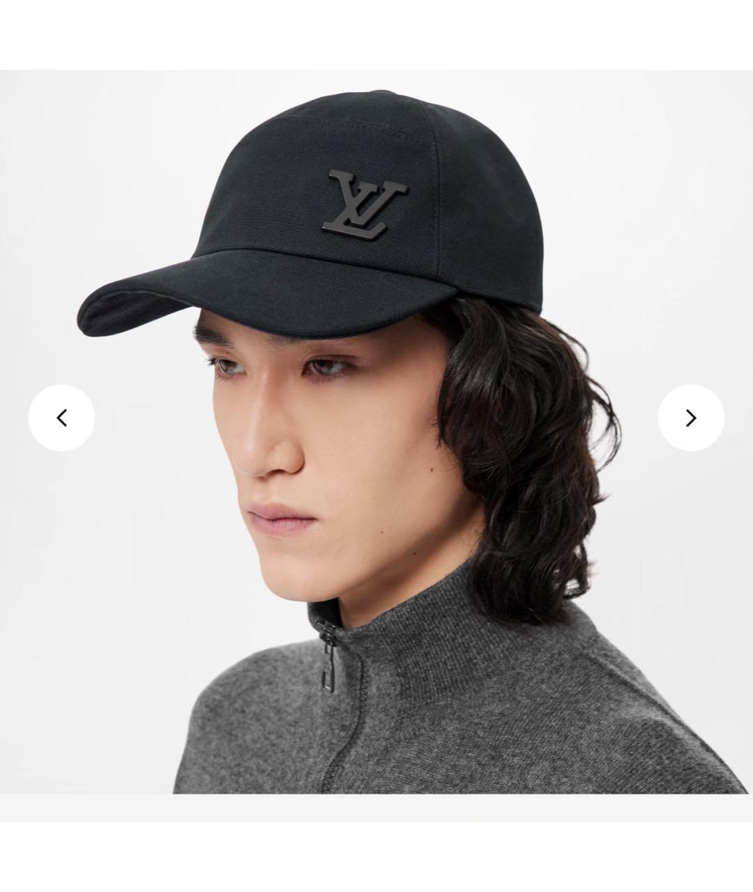 LOUIS VUITTON Черная хлопковая кепка/бейсболка, фото 4