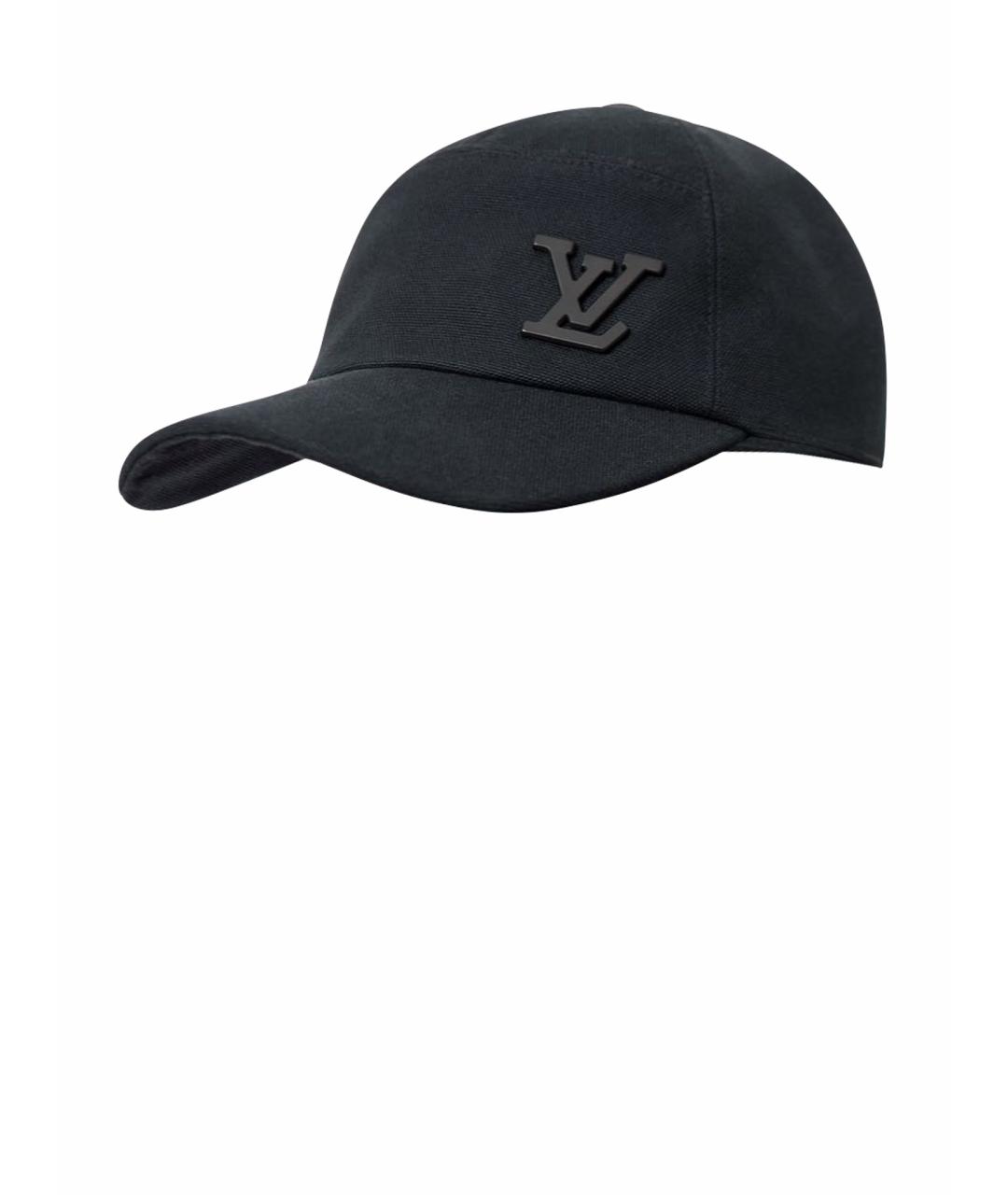 LOUIS VUITTON Черная хлопковая кепка/бейсболка, фото 1