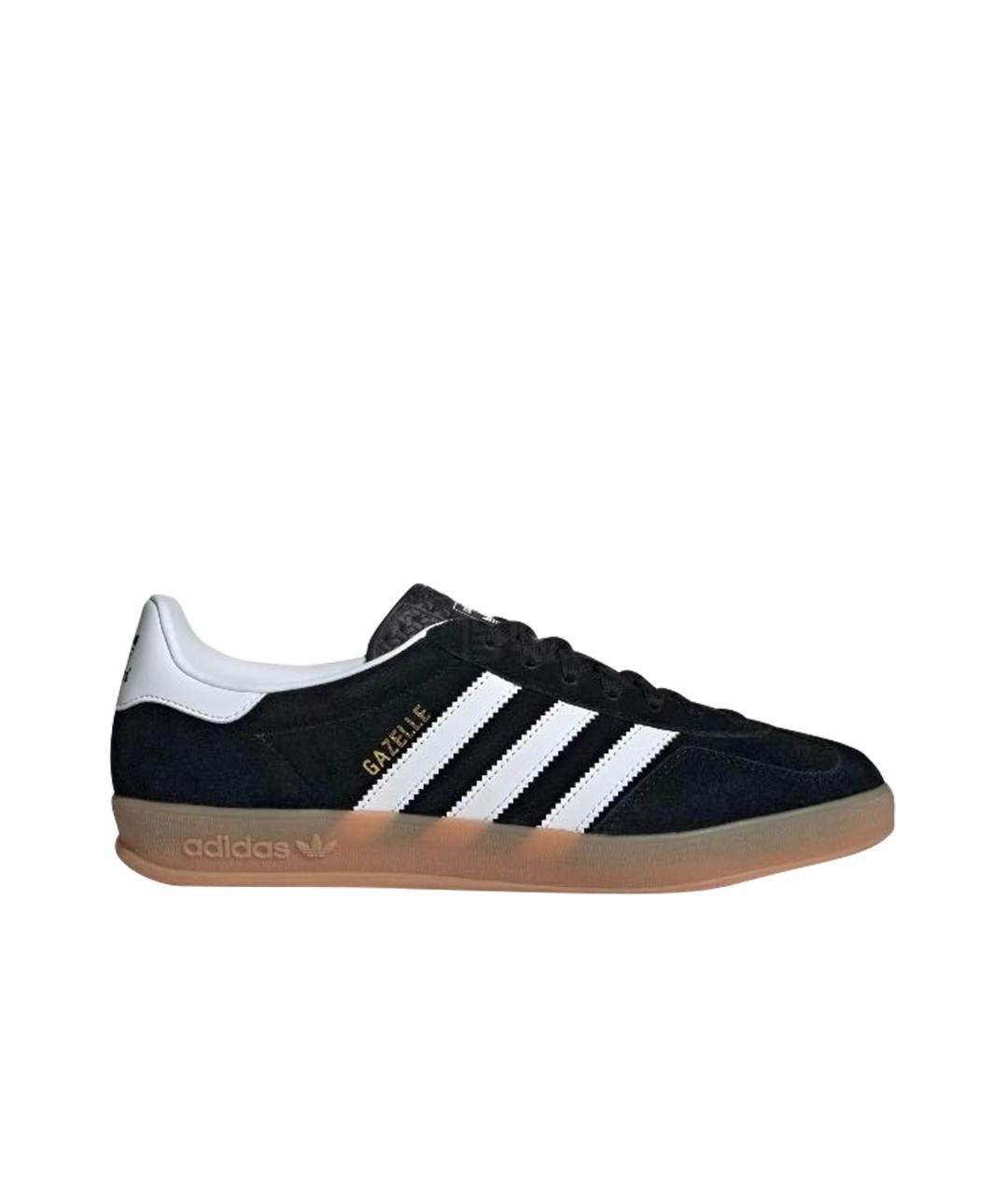 ADIDAS Черные замшевые кроссовки, фото 1