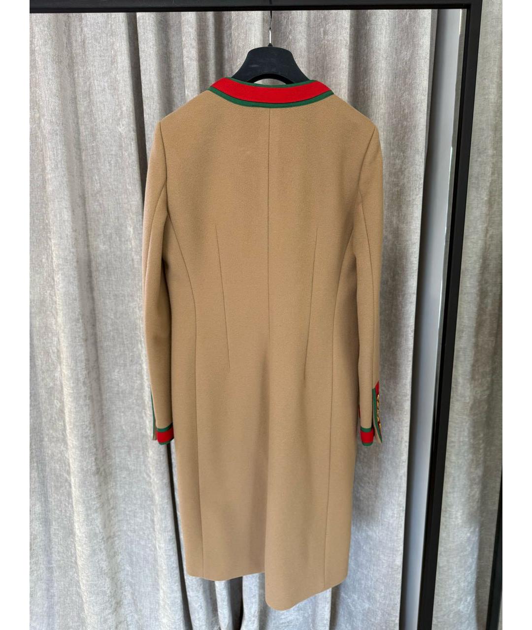 GUCCI Бежевое пальто, фото 2