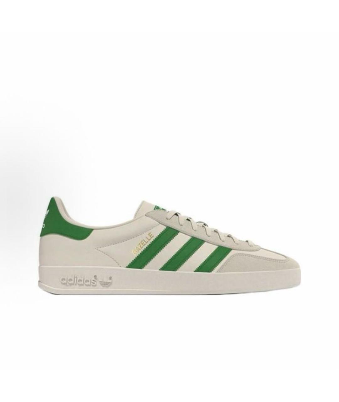 ADIDAS Бежевые кожаные кроссовки, фото 7