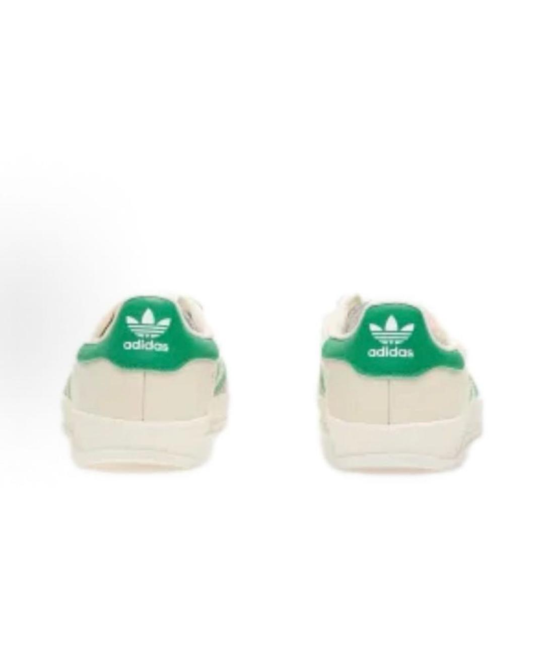 ADIDAS Бежевые кожаные кроссовки, фото 5
