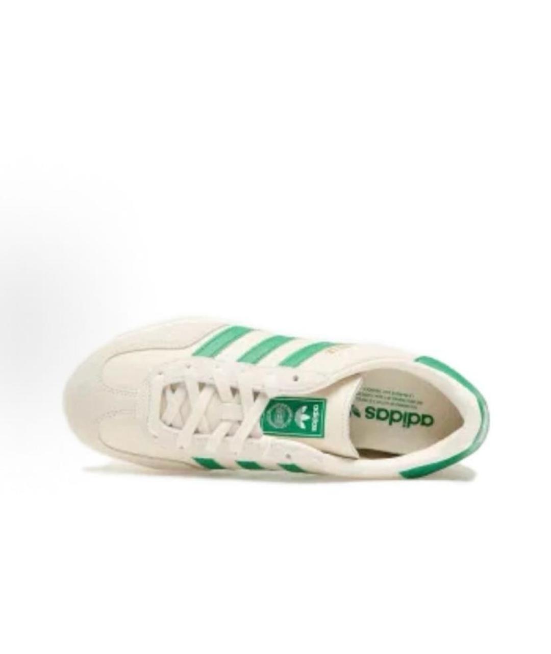 ADIDAS Бежевые кожаные кроссовки, фото 6