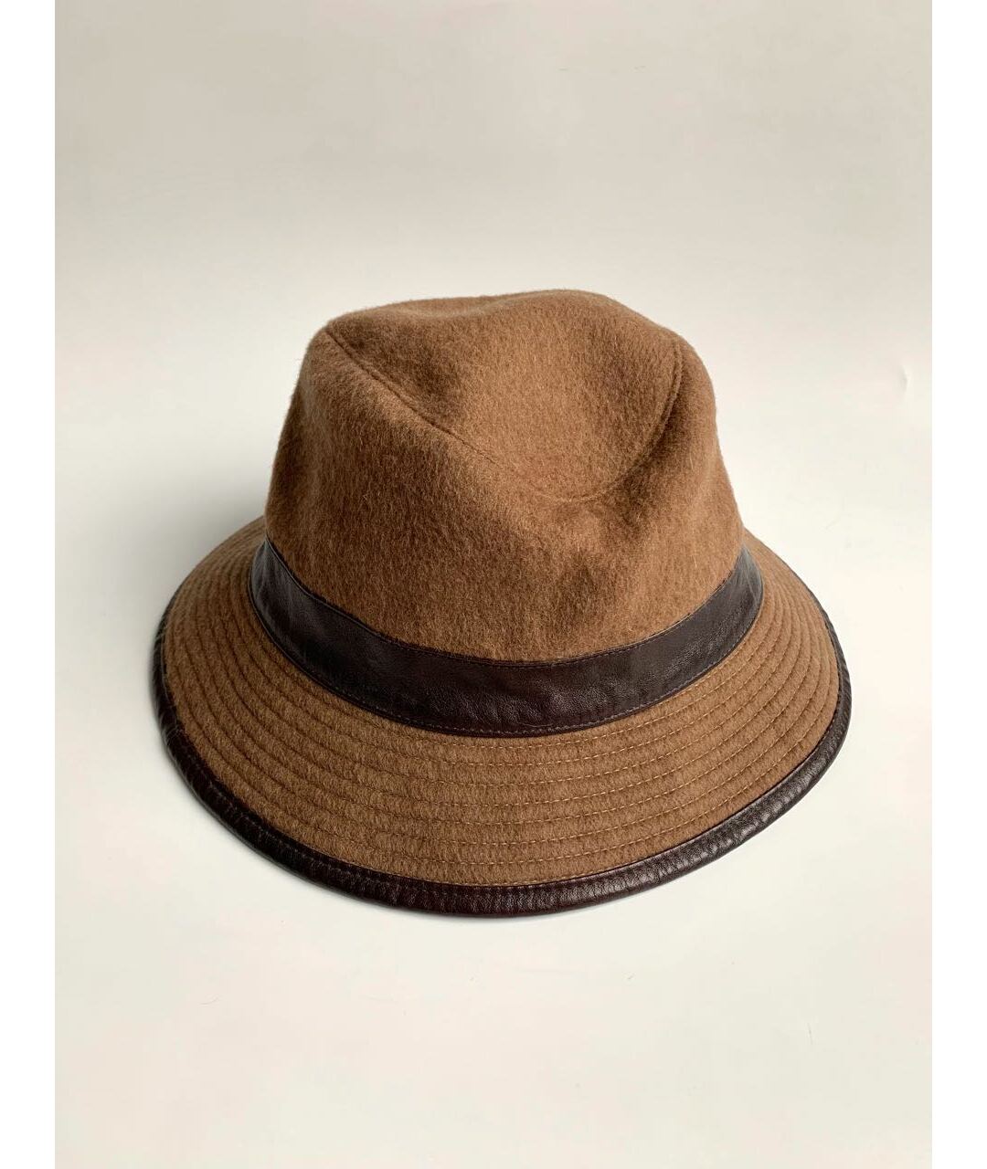 HERMES Коричневая кашемировая шляпа, фото 3