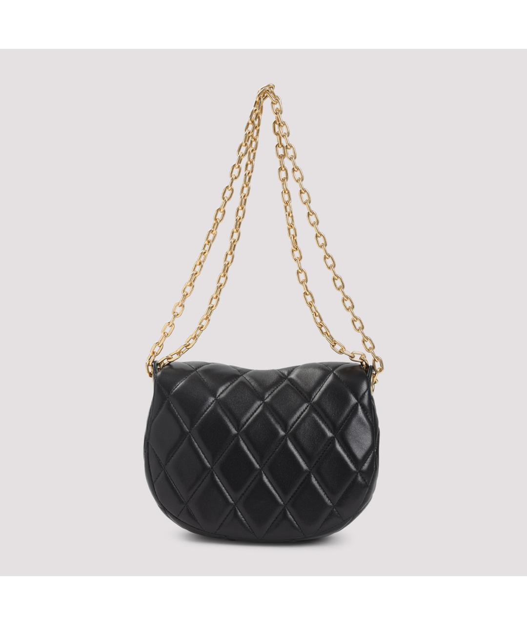 BURBERRY Черная кожаная сумка через плечо, фото 2