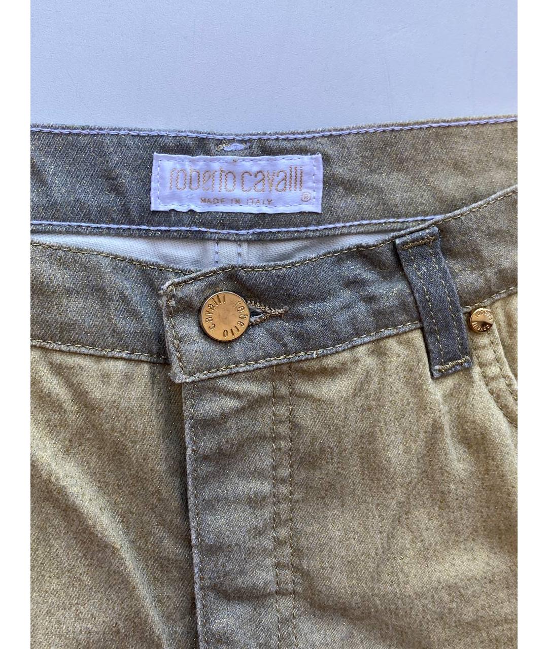 ROBERTO CAVALLI Хлопко-эластановые прямые джинсы, фото 3