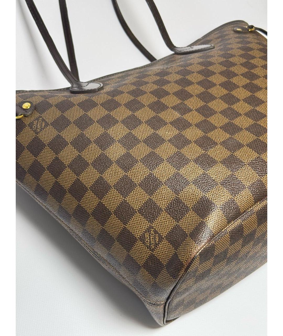LOUIS VUITTON Коричневая сумка тоут, фото 8