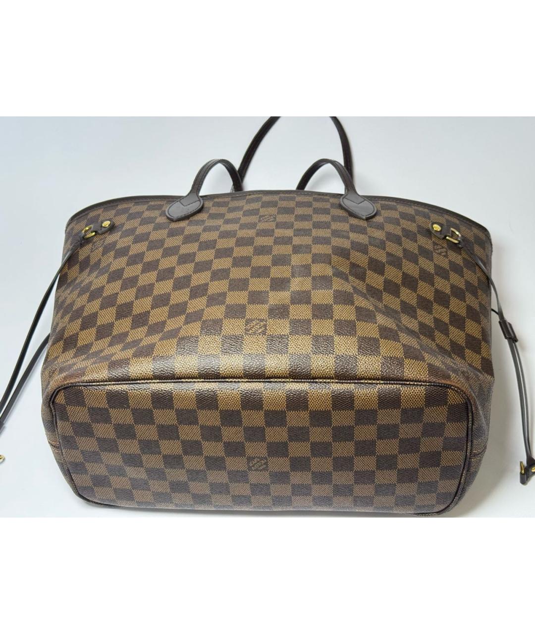 LOUIS VUITTON Коричневая сумка тоут, фото 5