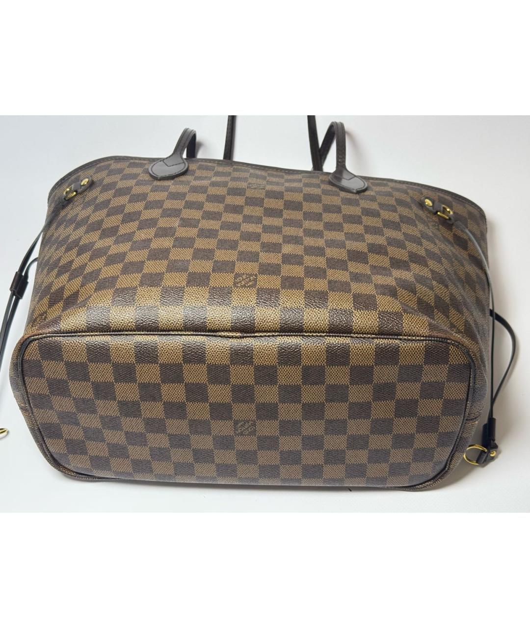 LOUIS VUITTON Коричневая сумка тоут, фото 6