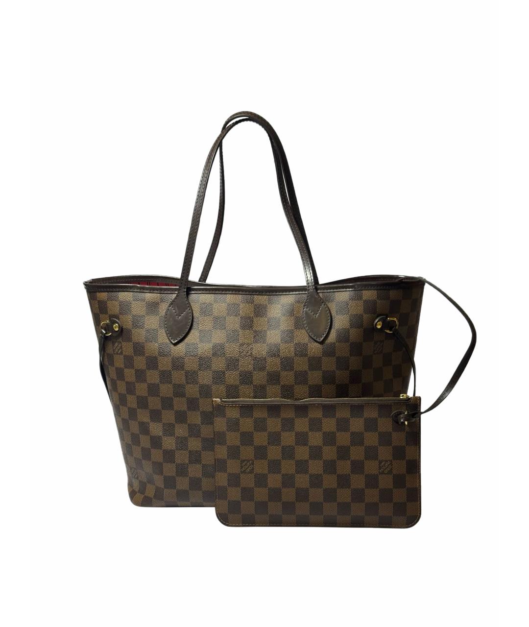 LOUIS VUITTON Коричневая сумка тоут, фото 1