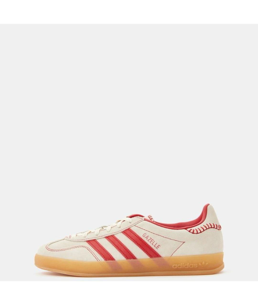 ADIDAS Бежевые кожаные кроссовки, фото 8
