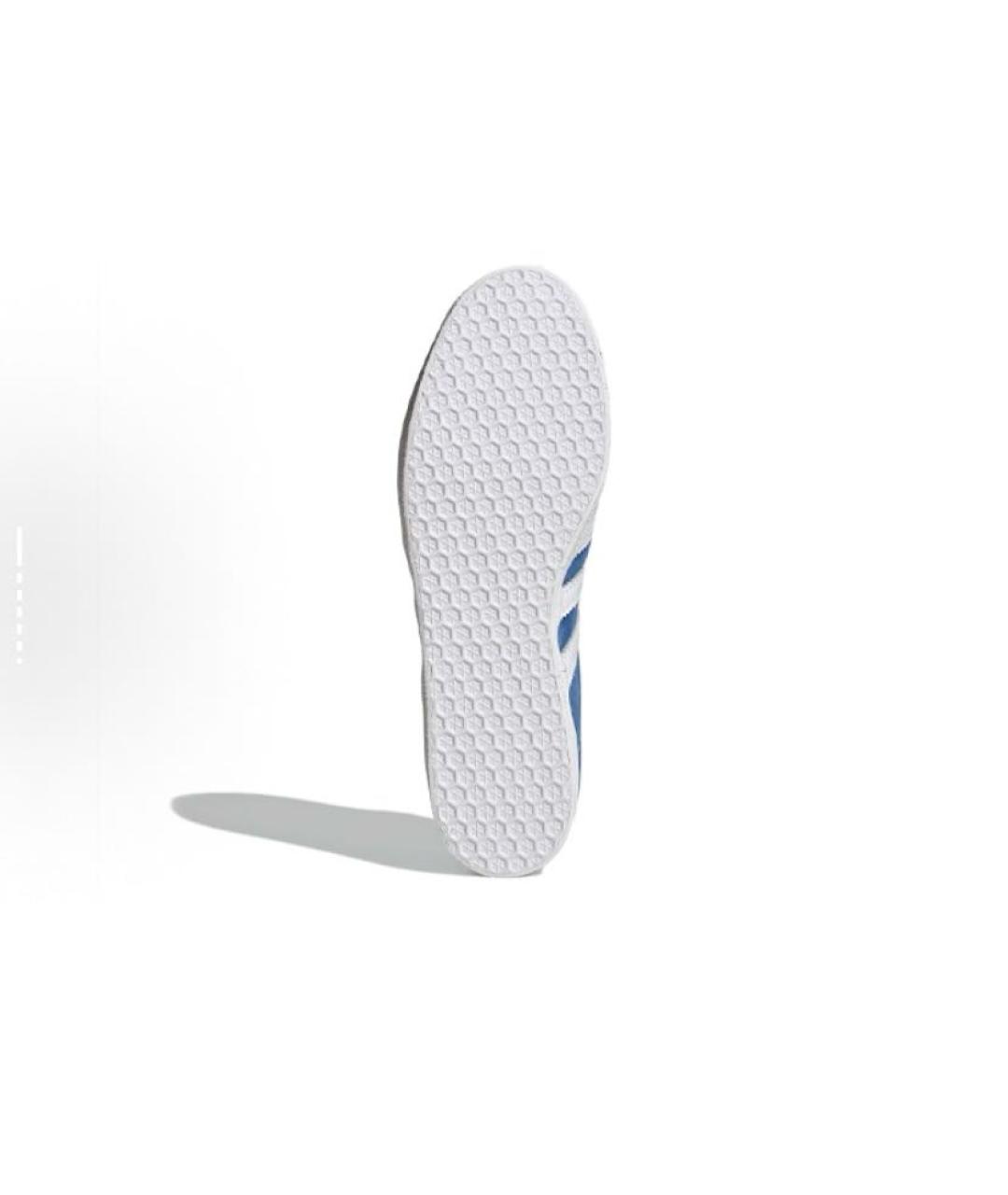 ADIDAS Синие замшевые кроссовки, фото 7