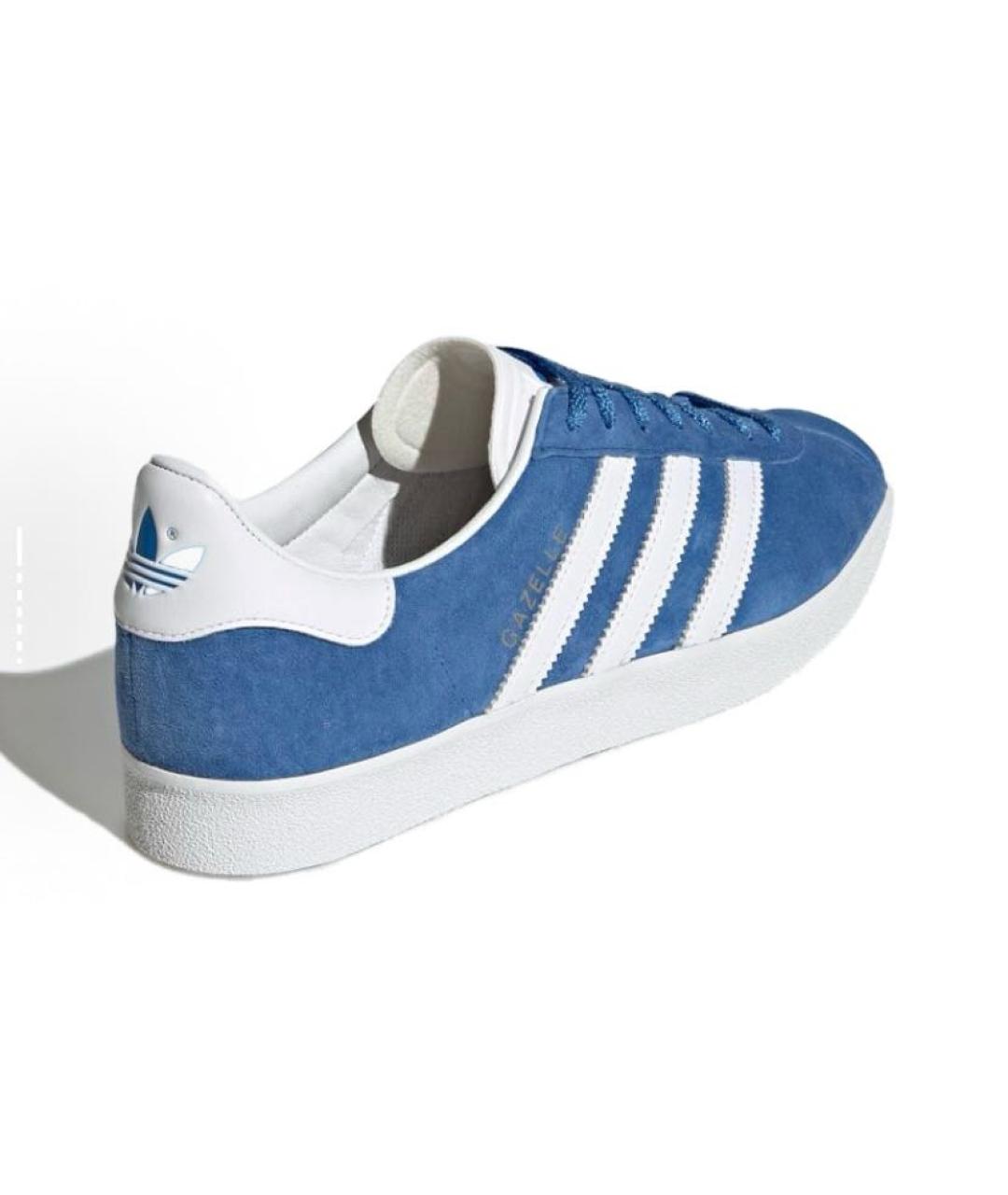 ADIDAS Синие замшевые кроссовки, фото 5