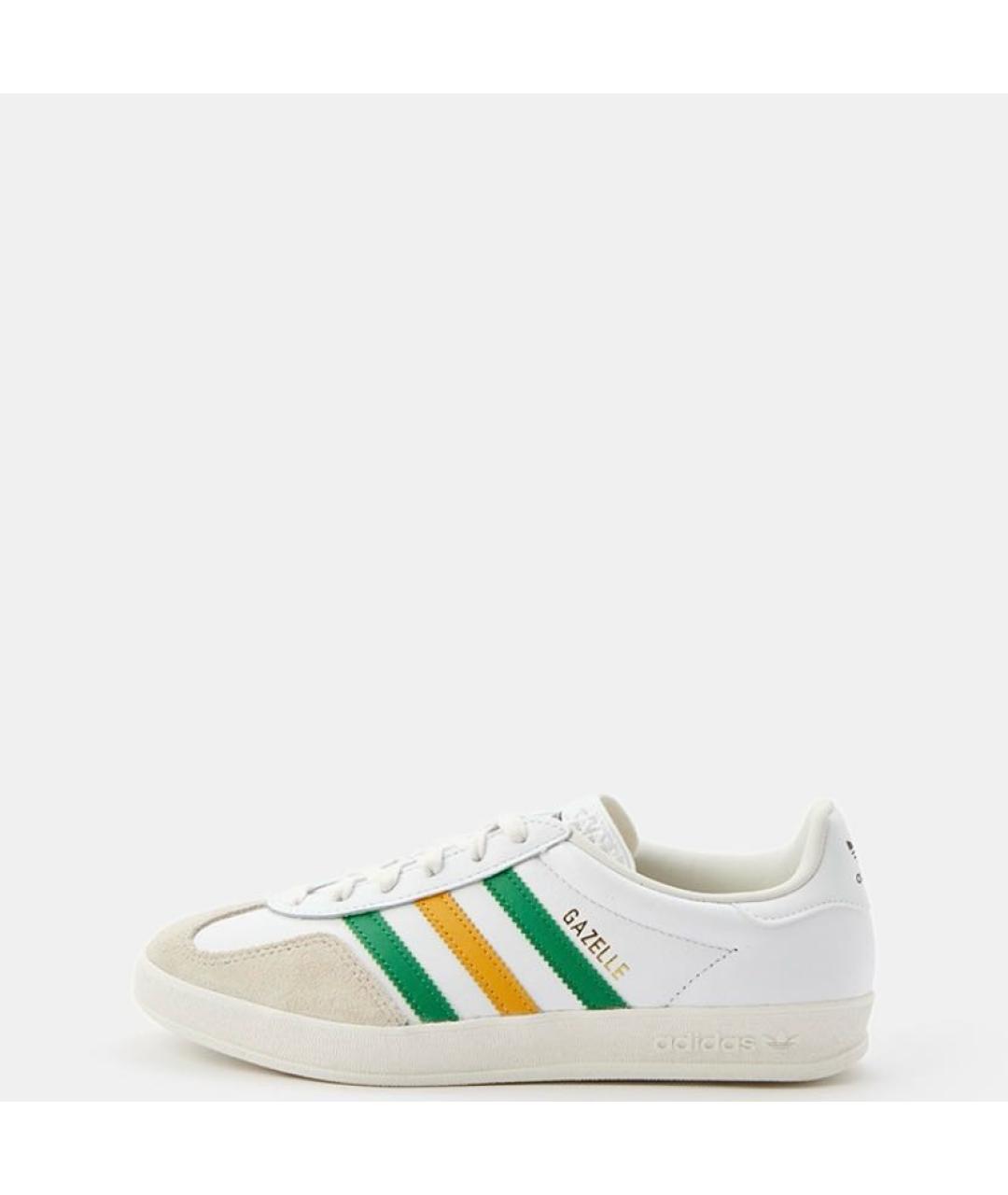 ADIDAS Белые кожаные кроссовки, фото 2