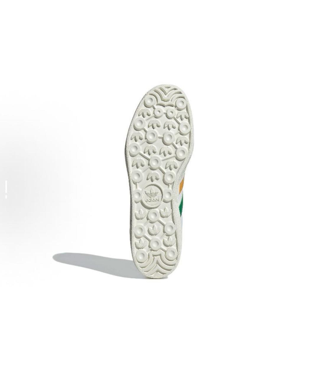 ADIDAS Белые кожаные кроссовки, фото 7