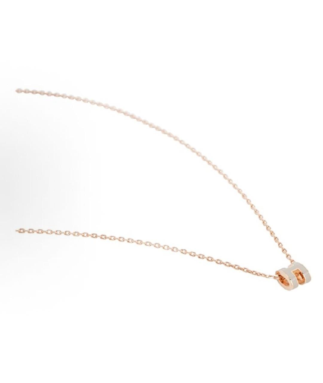 HERMES Золотая цепочка из розового золота, фото 3