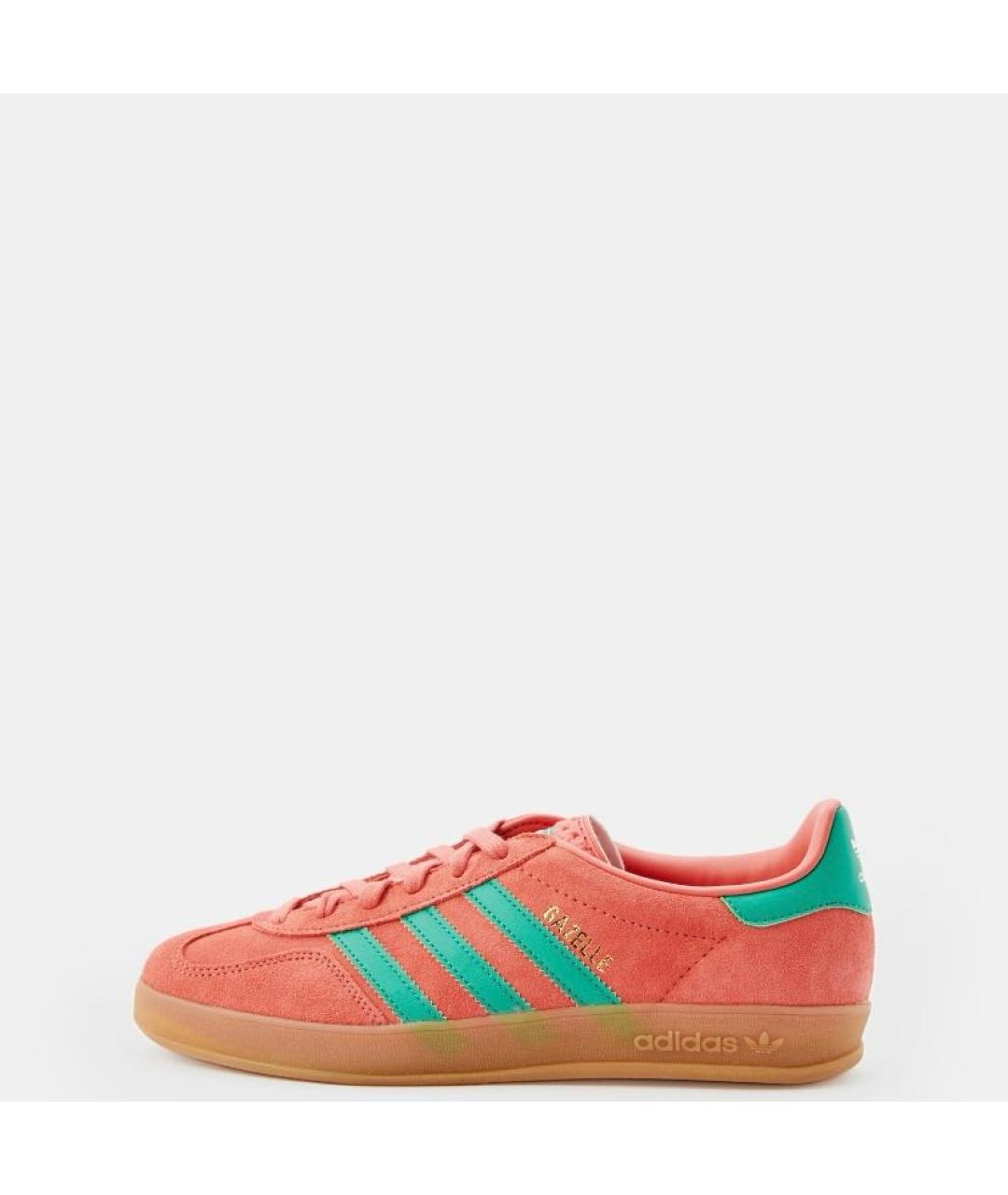 ADIDAS Красные замшевые кеды, фото 2