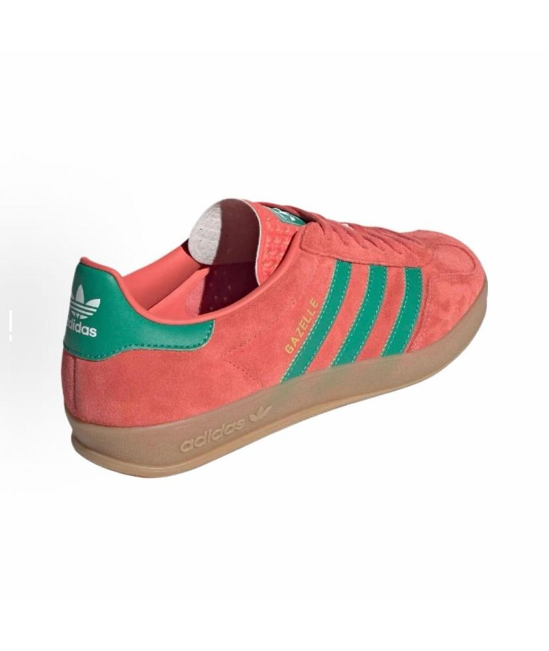 ADIDAS Красные замшевые кеды, фото 5